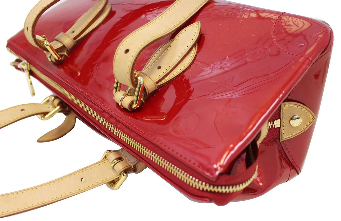 LOUIS VUITTON Monogram Vernis Rosewood Pomme D Amour Shoulder Bag