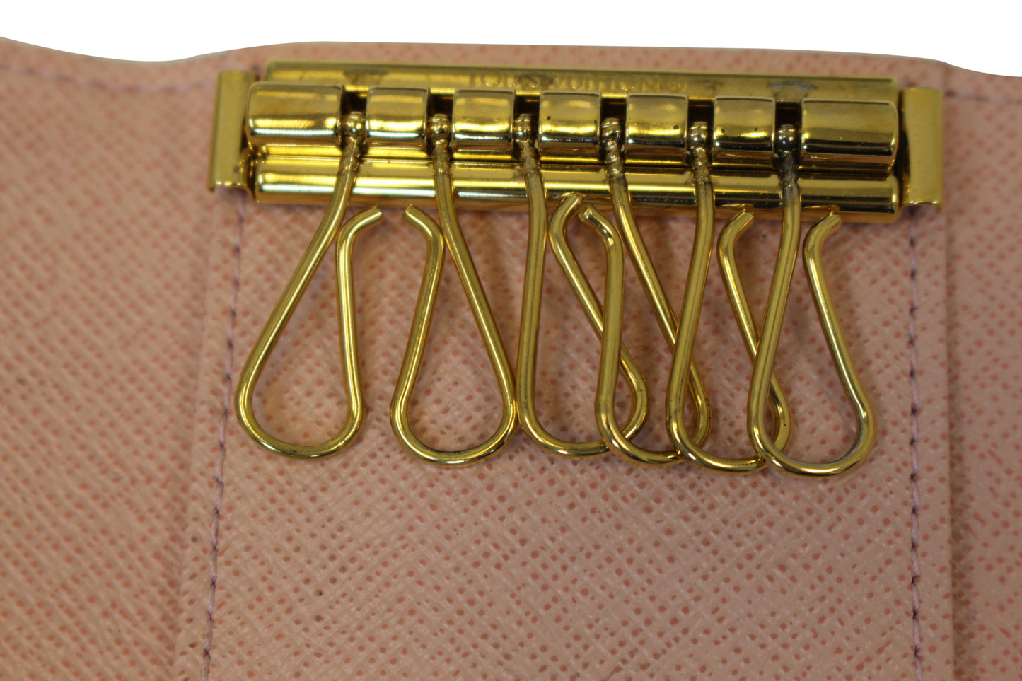 LOUIS VUITTON Monogram Canvas 6 Key Holder Rose Ballerine