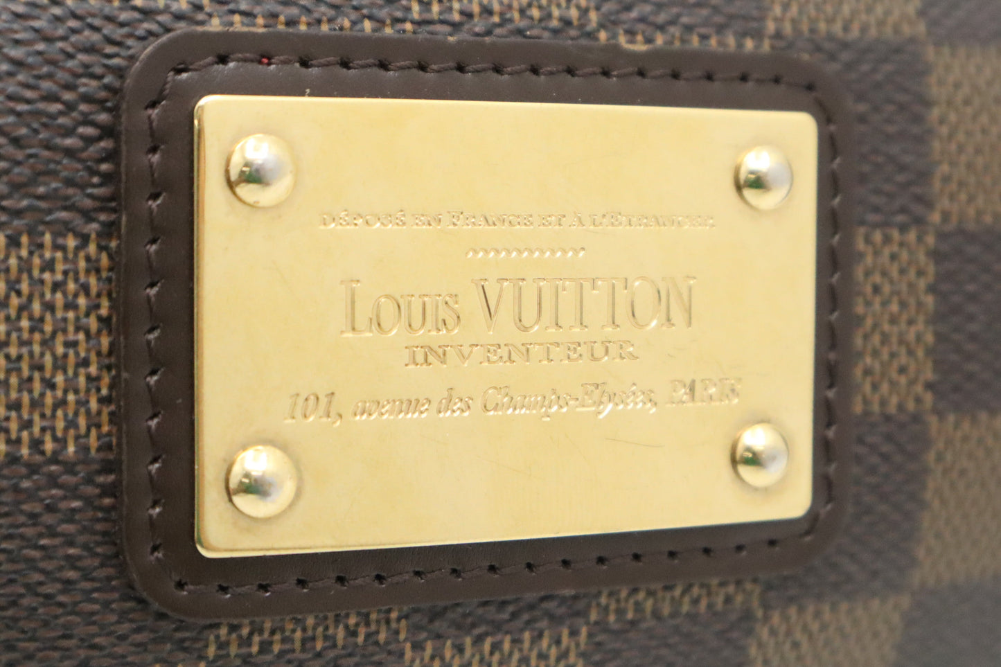 Louis Vuitton Eva in Damier Ebene Canvas
