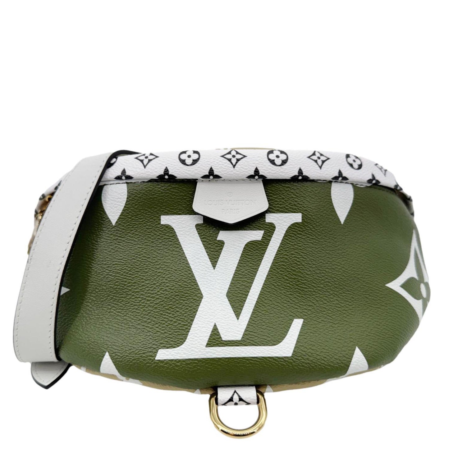 LOUIS VUITTON Monogram Giant Canvas Bumbag Kaki Beige