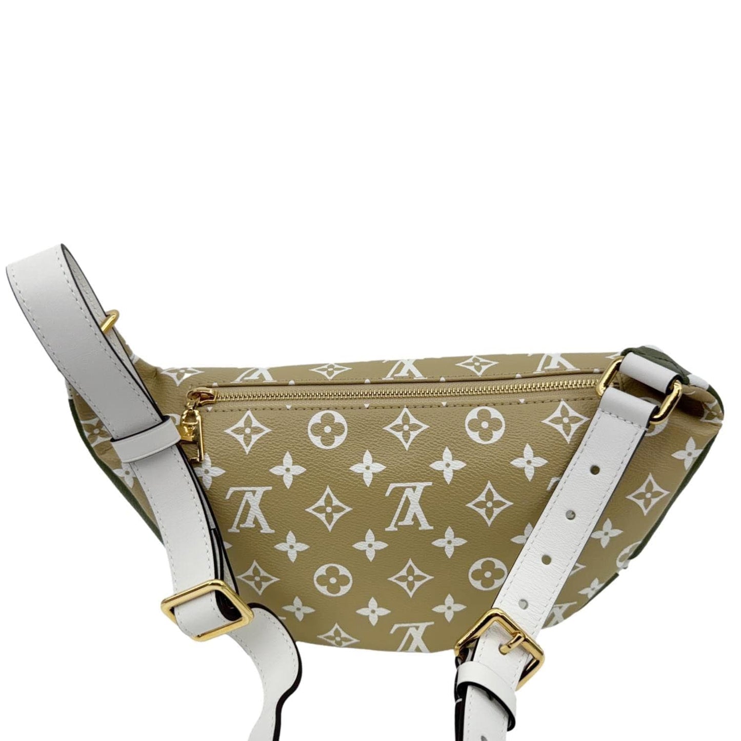 LOUIS VUITTON Monogram Giant Canvas Bumbag Kaki Beige