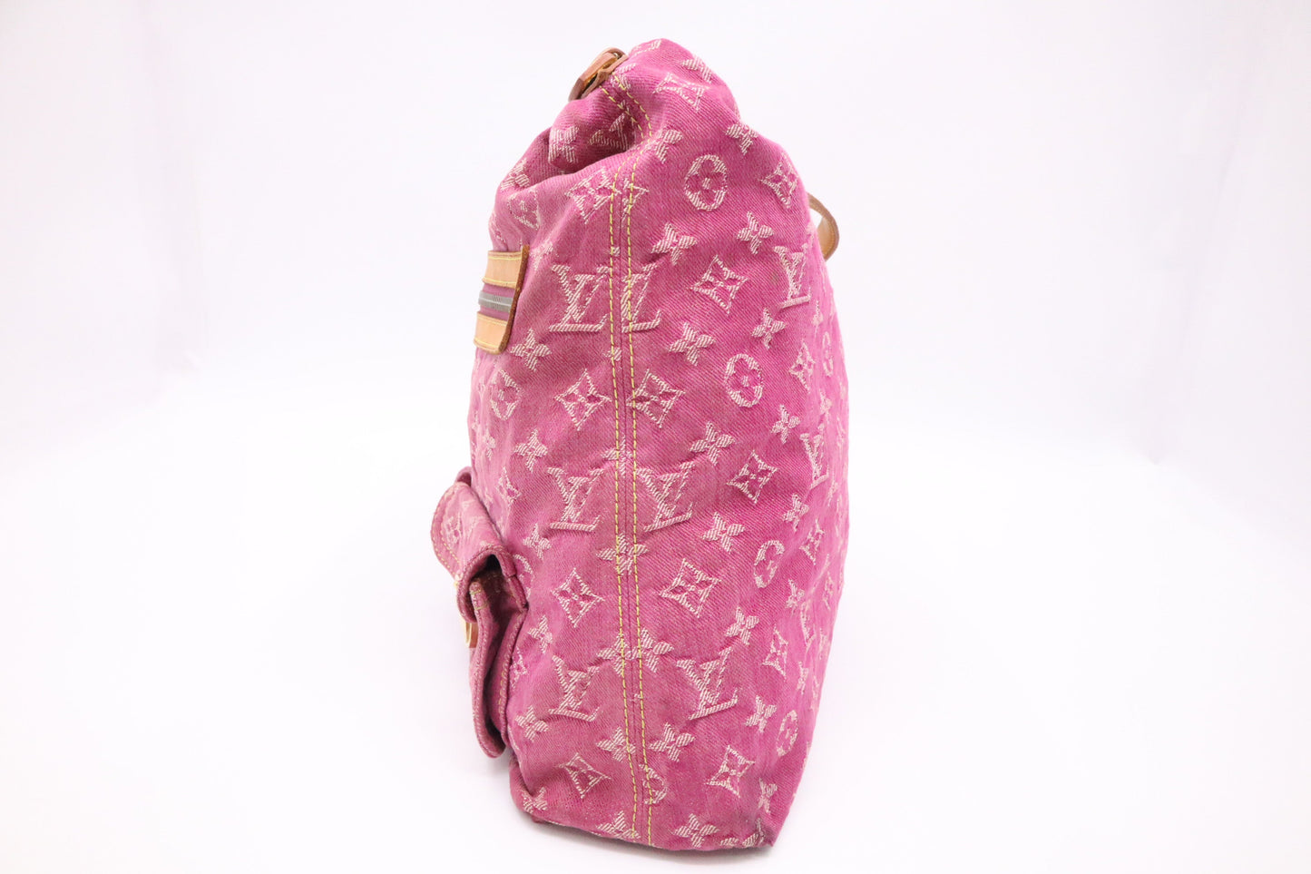 Louis Vuitton Baggy GM in Pink Monogram Denim