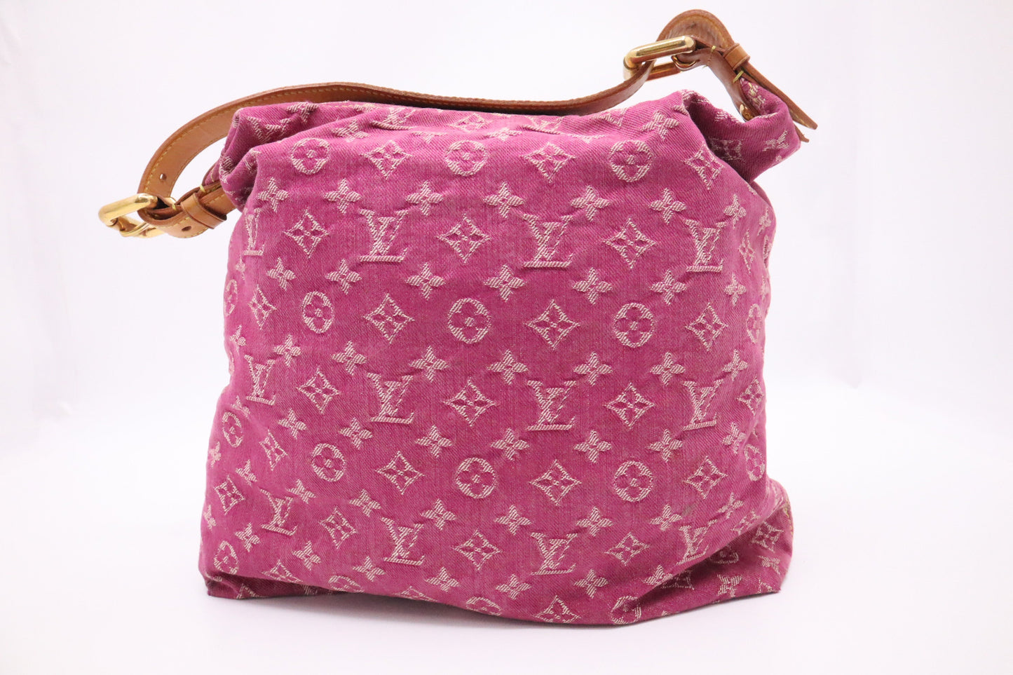 Louis Vuitton Baggy GM in Pink Monogram Denim