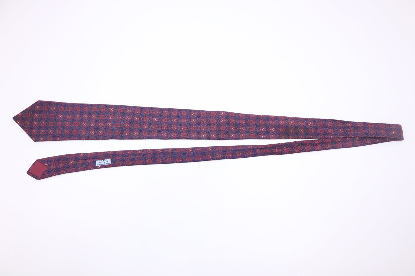 Hermes Tie in Purple Silk