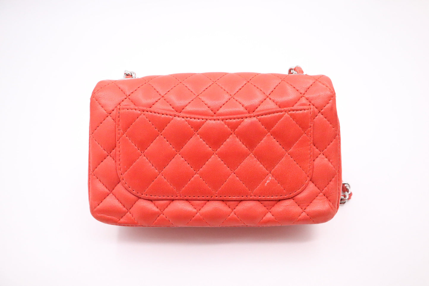 Chanel Ladybug Mini Flap in Coral Leather