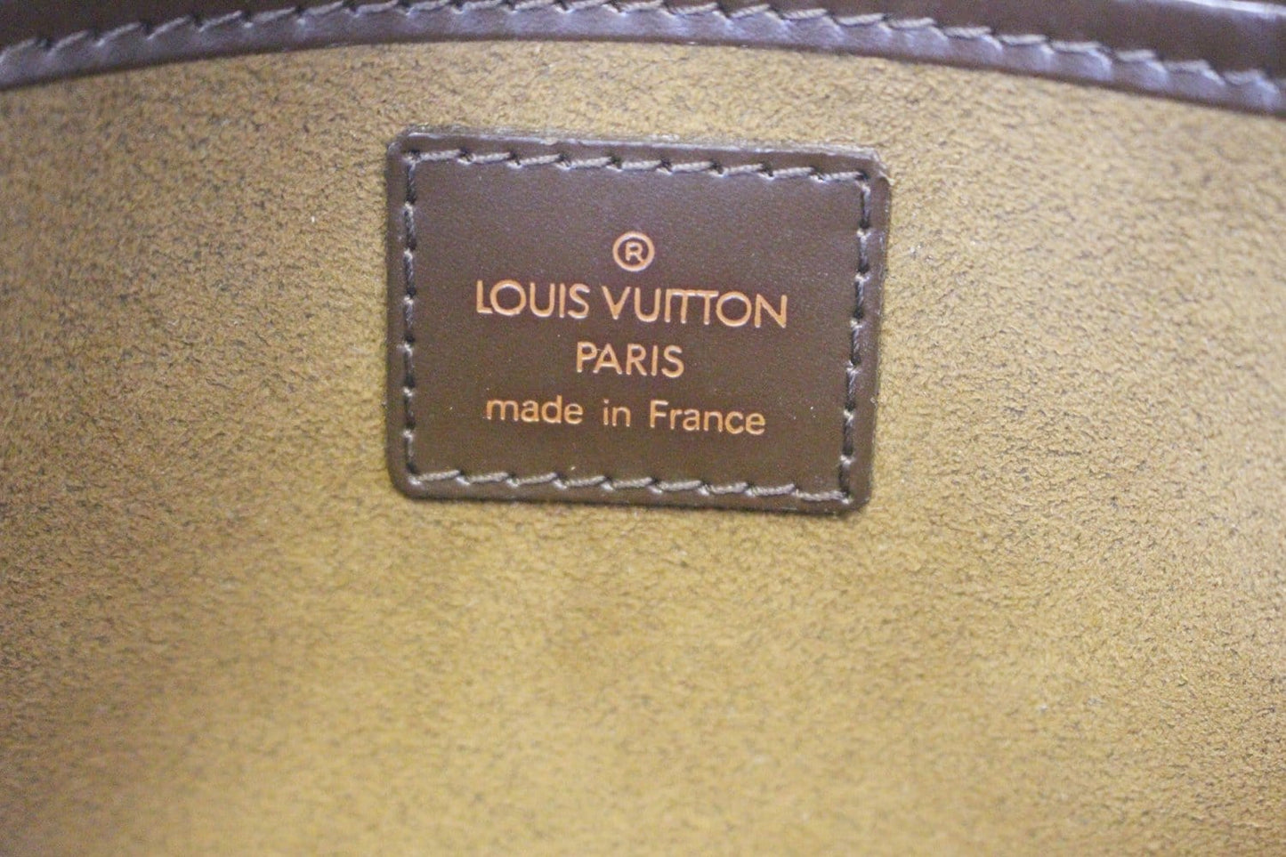 LOUIS VUITTON Damier Ebene Saint Louis Pochette Clutch Bag