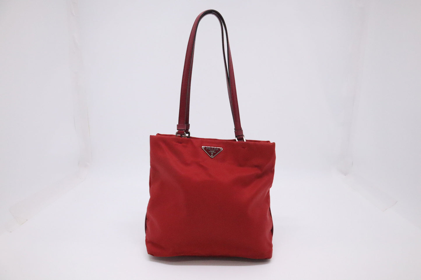 Prada Shoulder Bag in Red Nylon