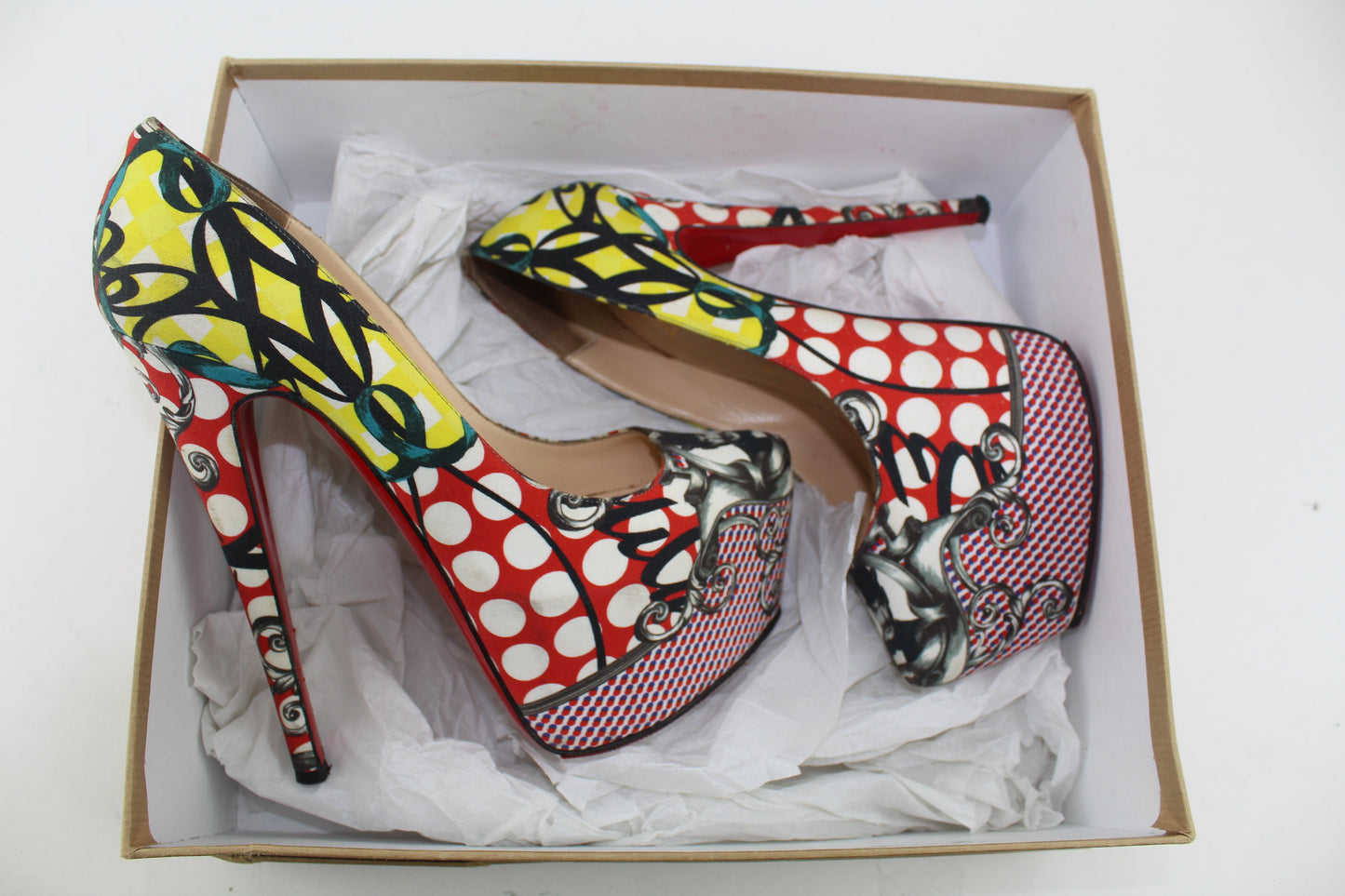 CHRISTIAN LOUBOUTIN DAFFODILE 160 SIZE 37.5