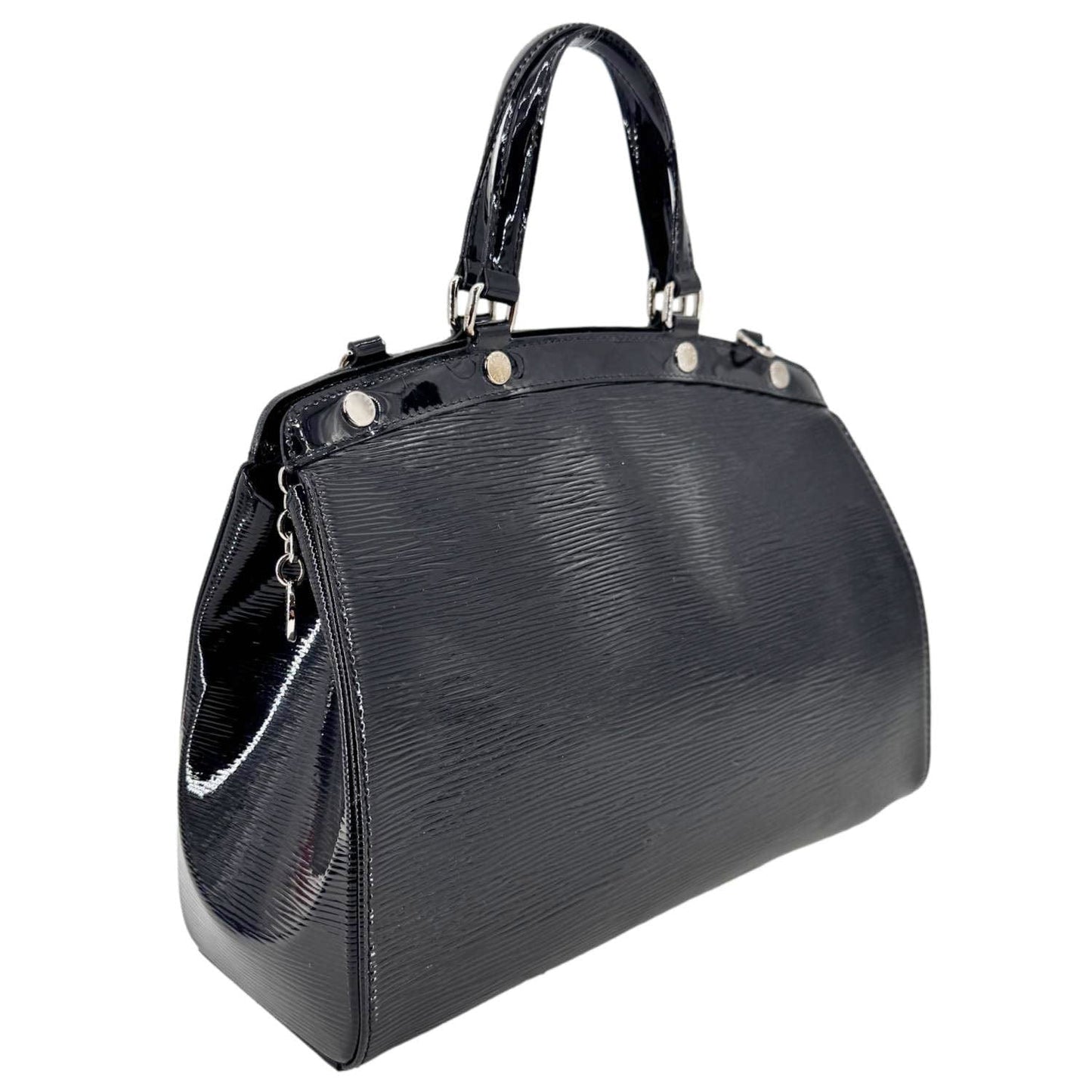 LOUIS VUITTON Brea MM Electric Epi Leather Shoulder Bag Black