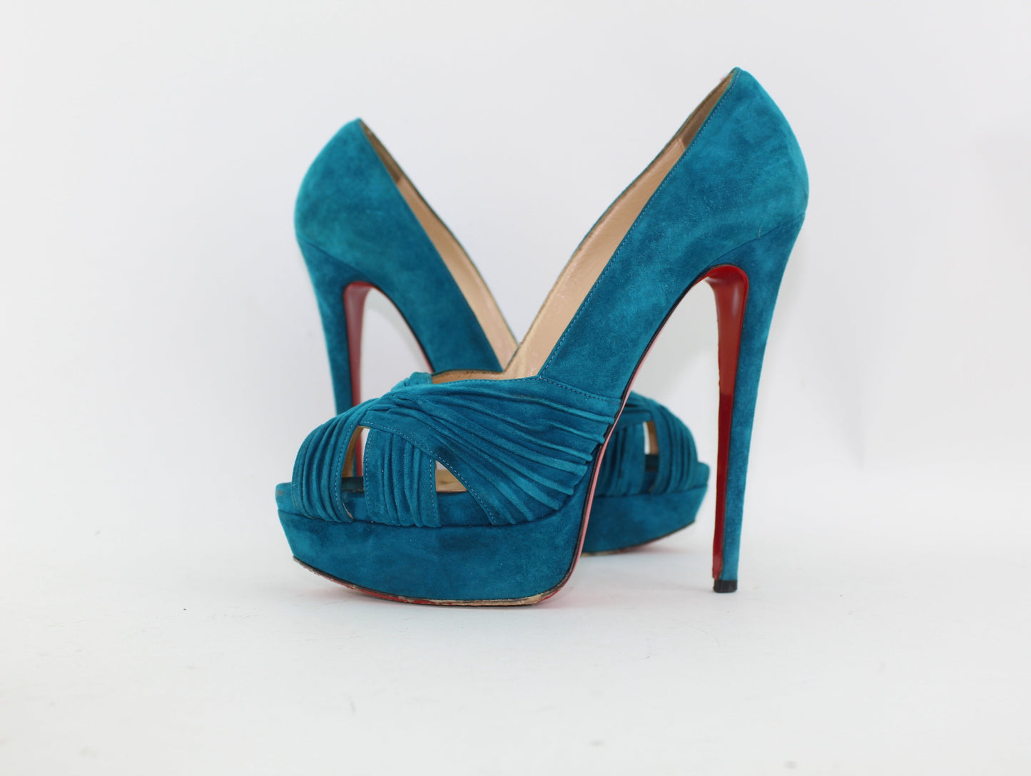 CHRISTIAN LOUBOUTIN ABORINA TWIST FRONT SIZE 38
