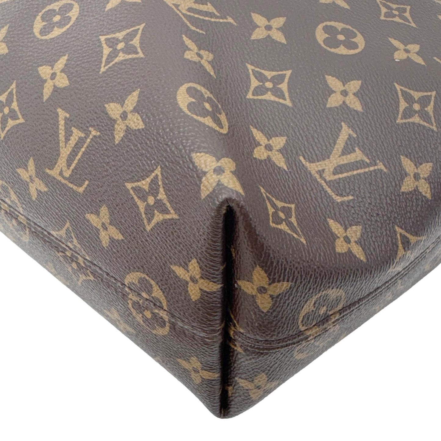 LOUIS VUITTON Graceful PM Monogram Canvas Hobo Shoulder Bag Brown