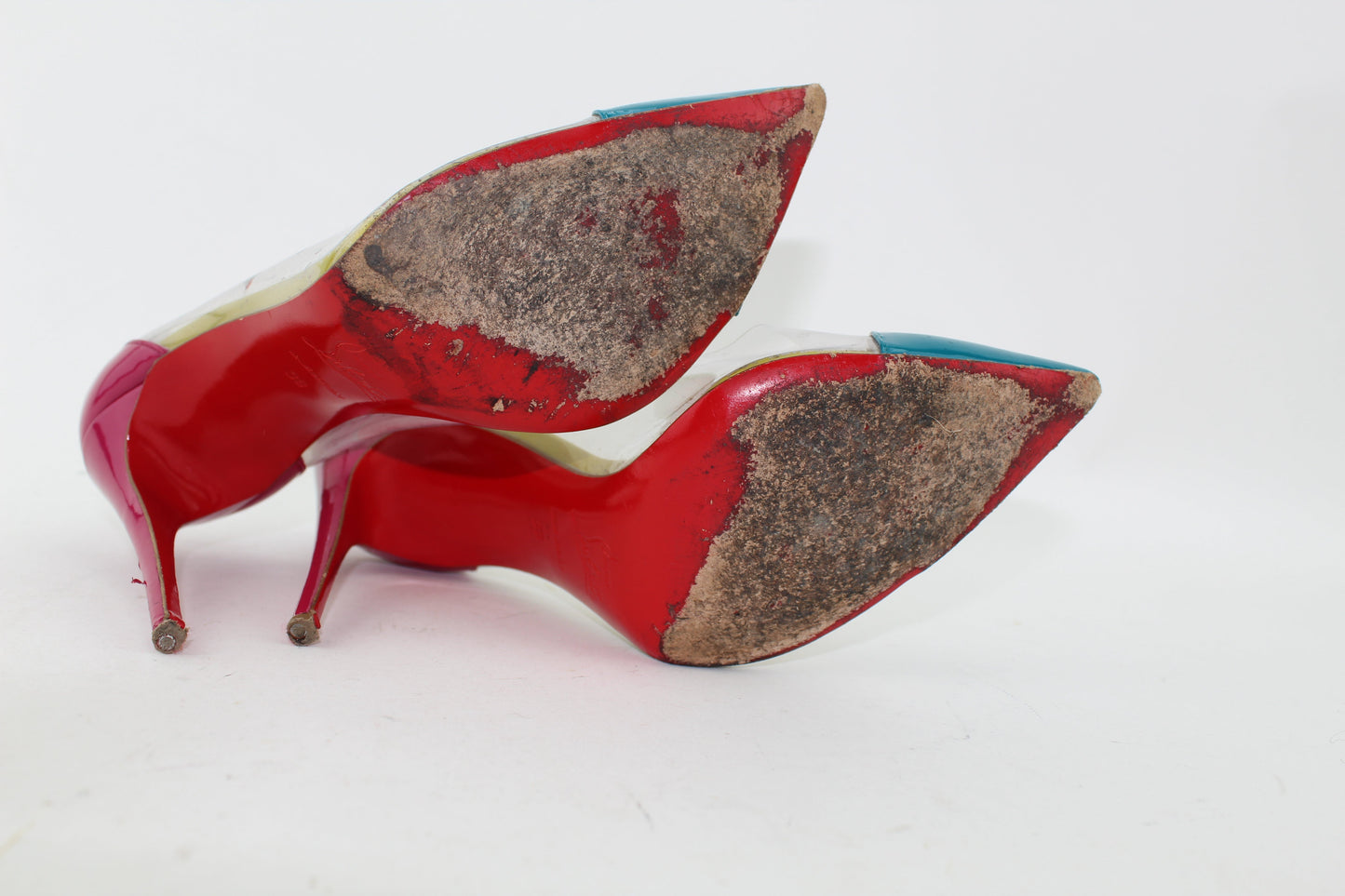 CHRISTIAN LOUBOUTIN DEBOUT 100mm SIZE 38