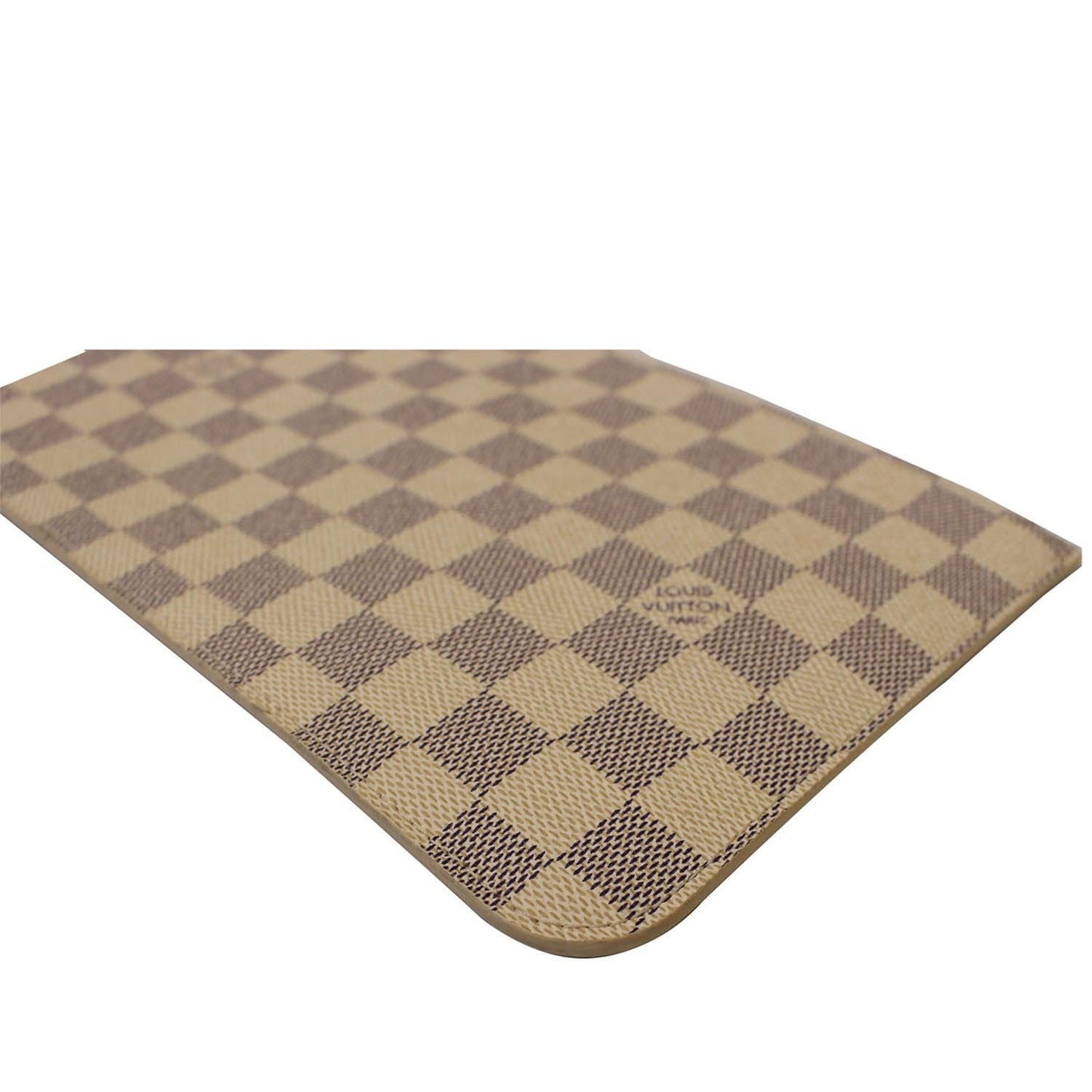 LOUIS VUITTON Pochette Wristlet Pouch Neverfull MM Damier Azur
