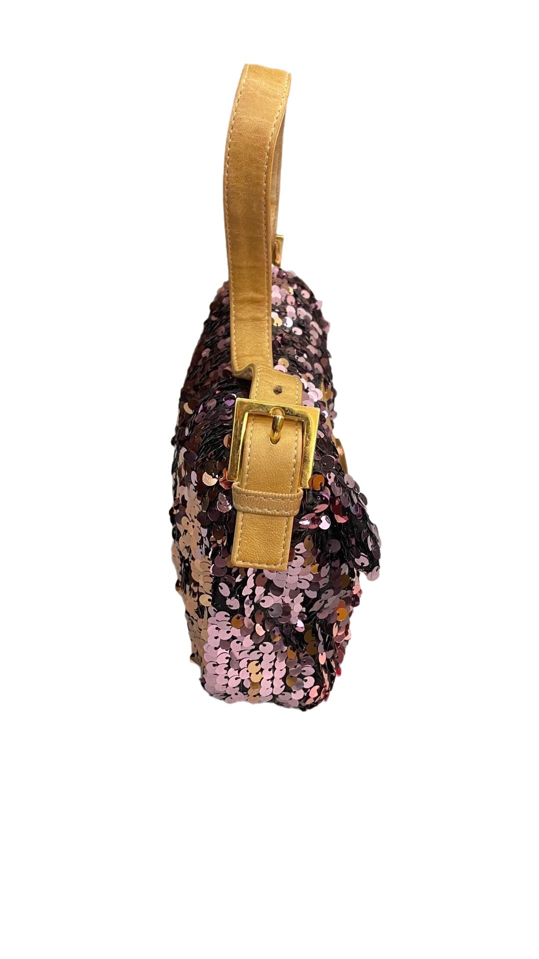 Fendi Baguette Purple Illussion Circular Sequins