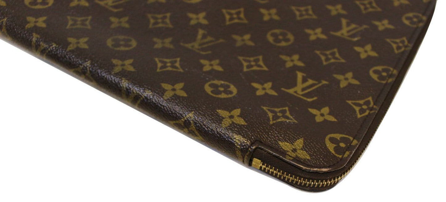LOUIS VUITTON Monogram Poche Documents Portfolio Case