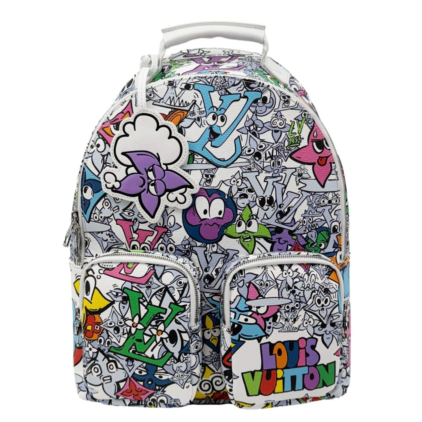 LOUIS VUITTON Multipockets Monogram Comics Backpack Multicolor