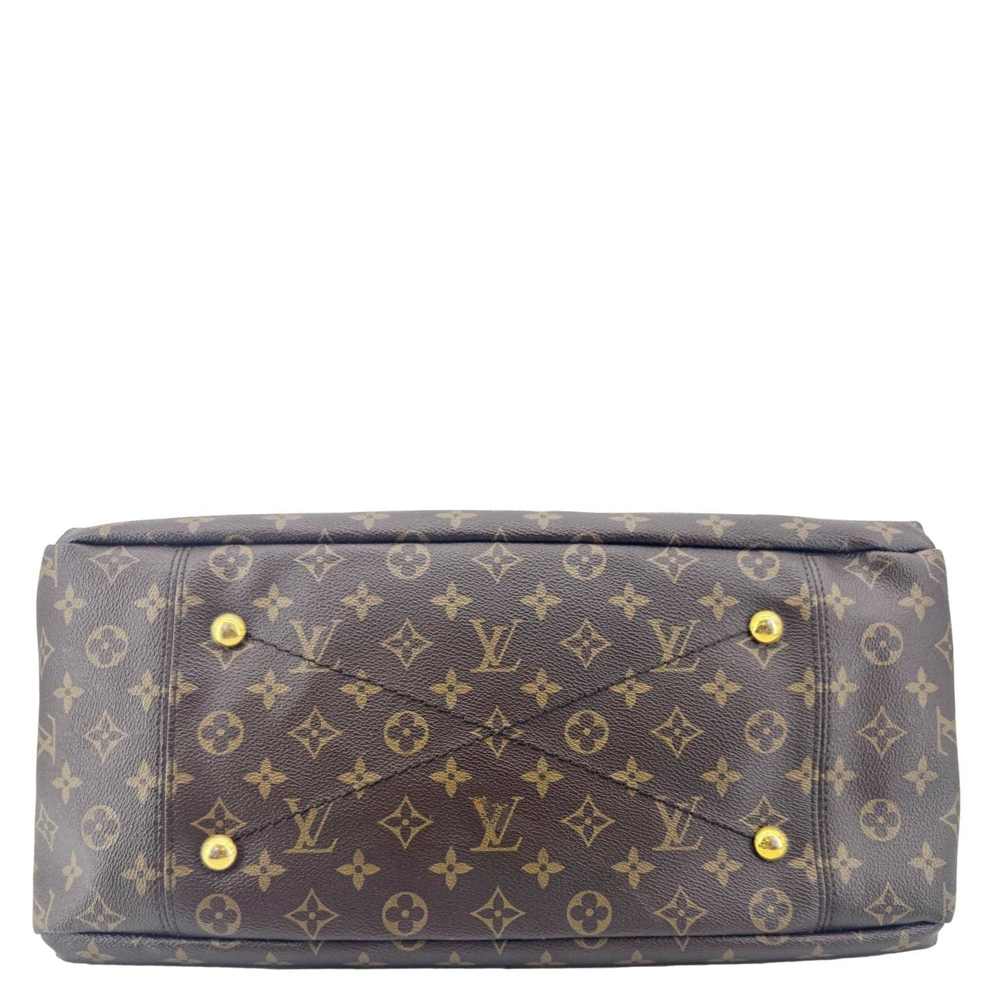 LOUIS VUITTON Artsy MM Monogram Canvas Hobo Bag Brown