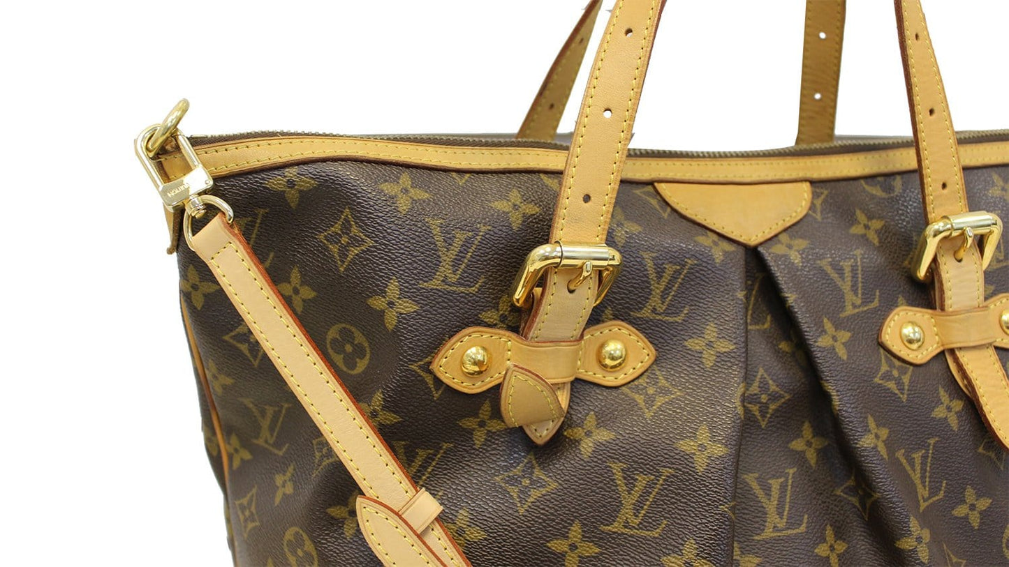LOUIS VUITTON Monogram Canvas Palermo GM Tote Shoulder Bag