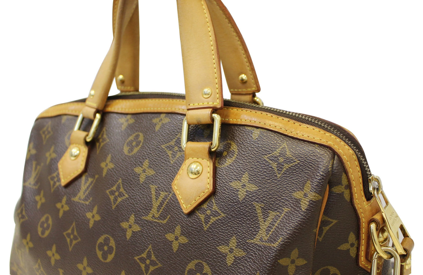 LOUIS VUITTON Monogram Canvas Retiro PM Brown Shoulder Bag