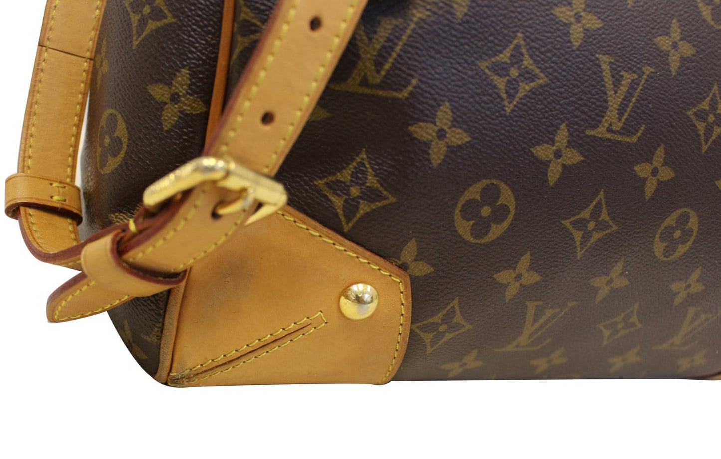 LOUIS VUITTON Monogram Canvas Retiro PM Brown Shoulder Bag