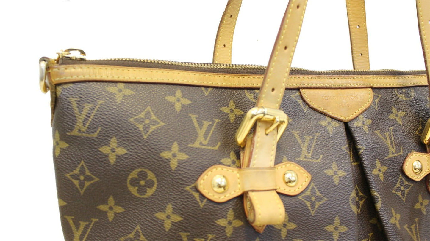 LOUIS VUITTON Monogram Canvas Palermo GM Tote Shoulder Bag