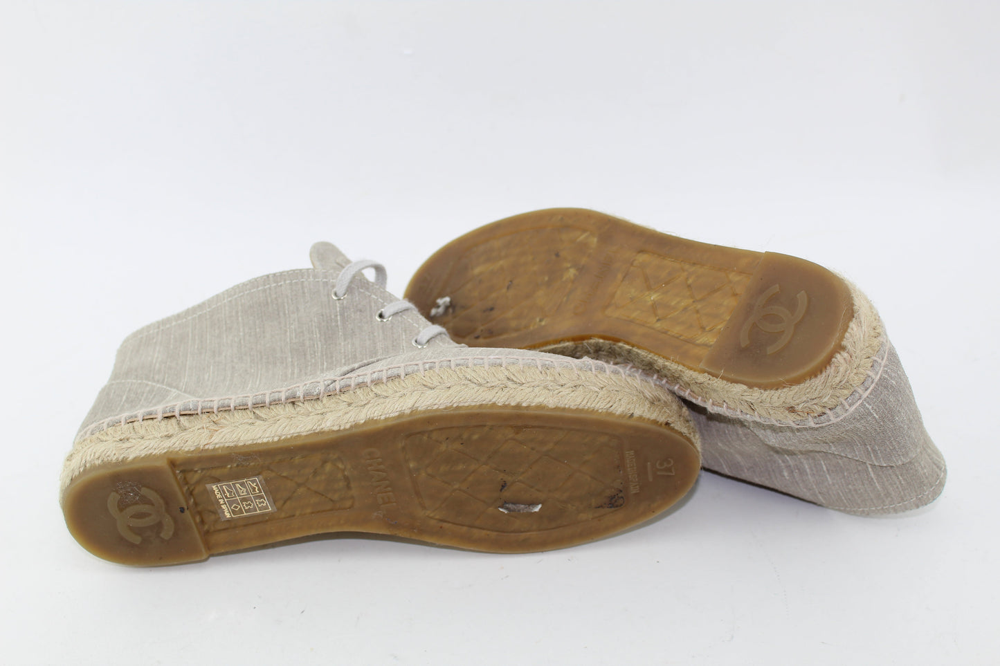 CHANEL ESPADRILLES size 37