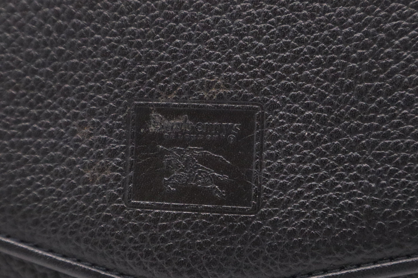 Burberry Shoulder Bag in Black Leather