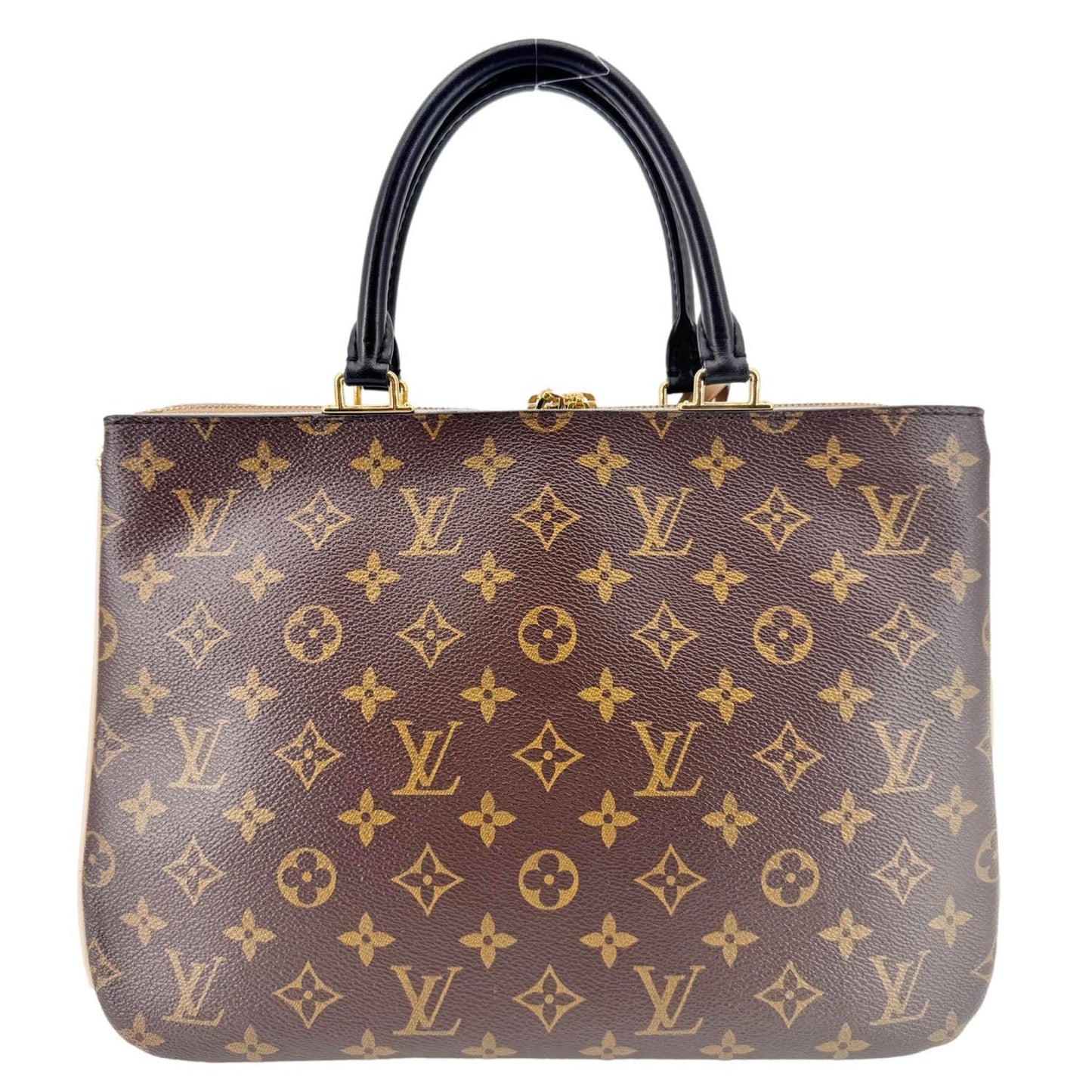 LOUIS VUITTON Millefeuille Monogram Canvas Shoulder Bag Brown