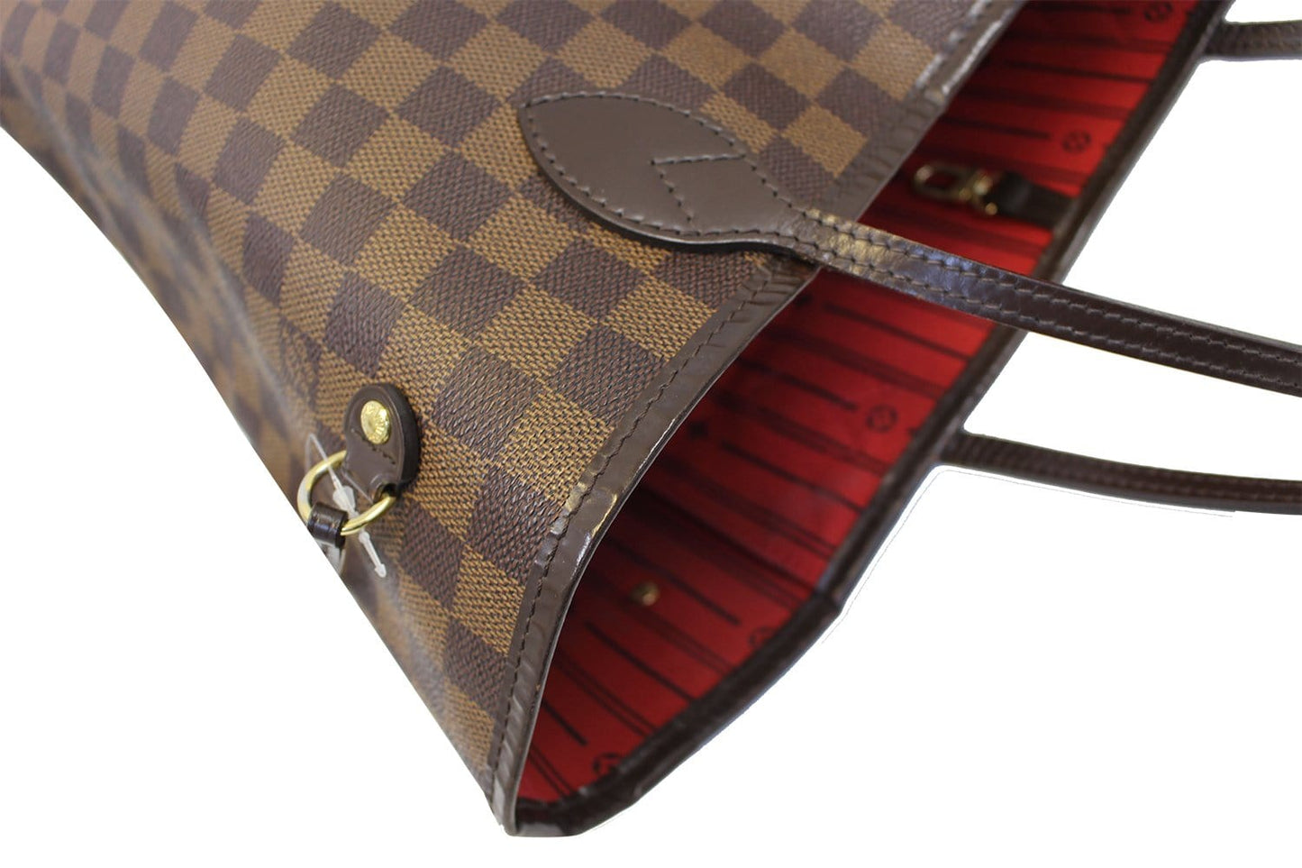 LOUIS VUITTON Damier Ebene Neverfull MM Shoulder Bag