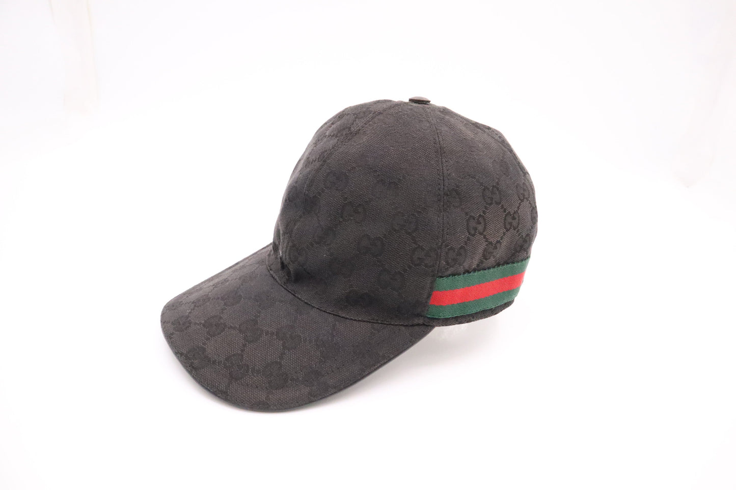 Gucci Cap in Black GG Canvas