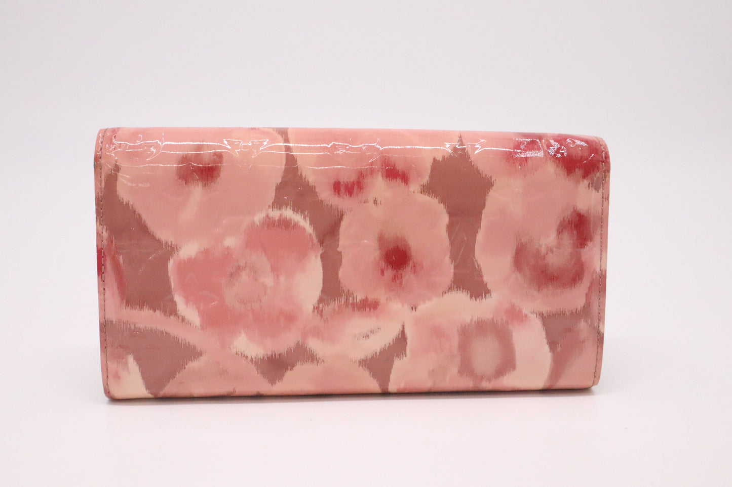 Louis Vuitton Sarah Wallet in Rose Ikat Vernis Leather