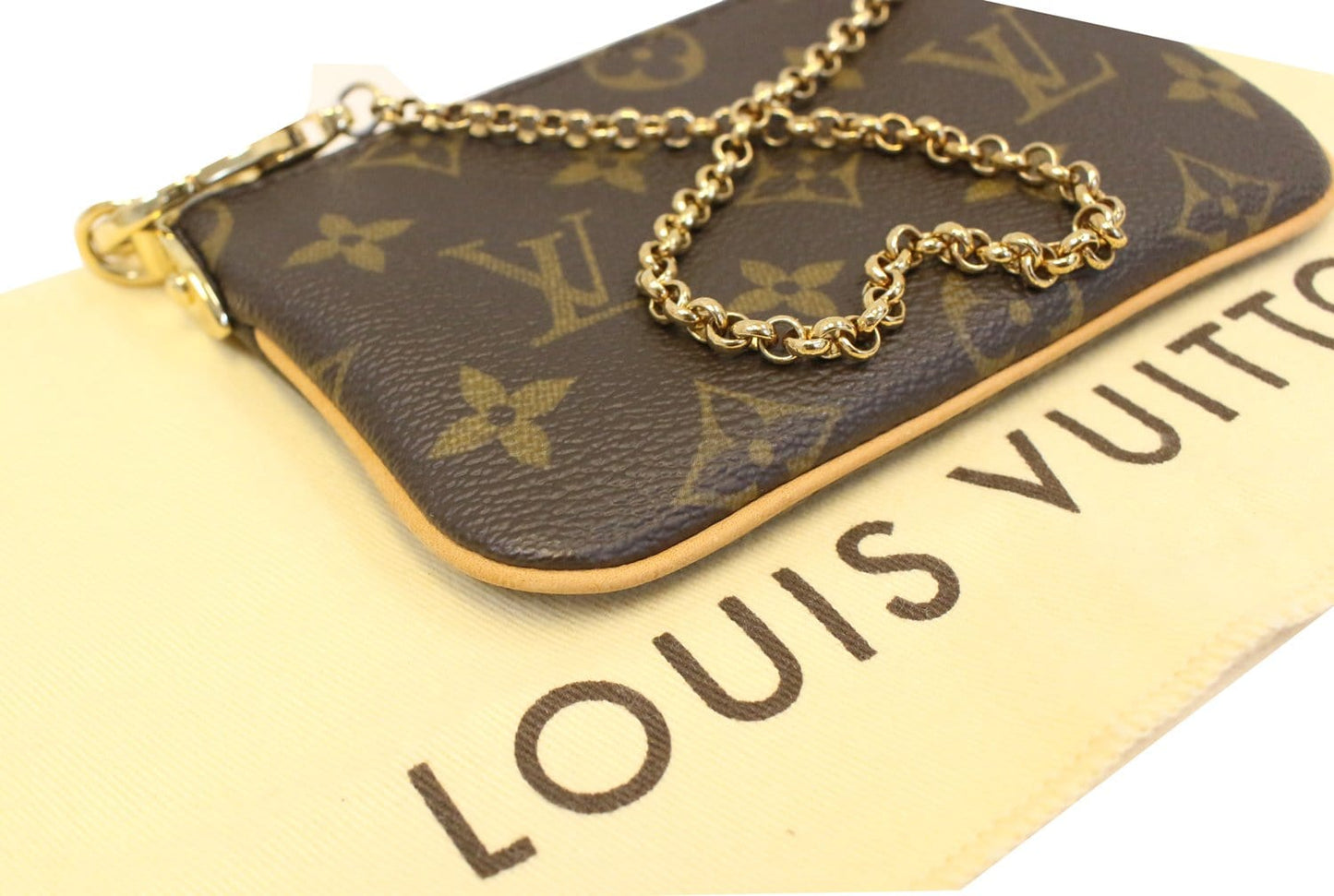 LOUIS VUITTON Monogram Canvas Pochette Milla PM Pouch