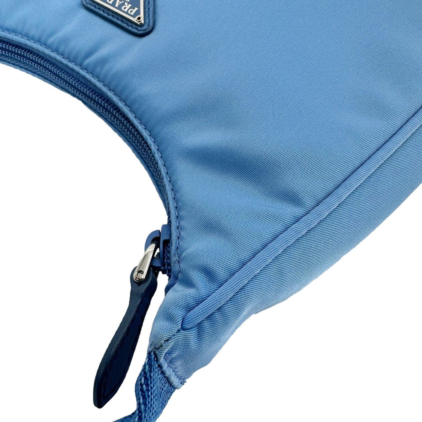 PRADA Re-Edition 2000 Nylon Hobo Bag Blue