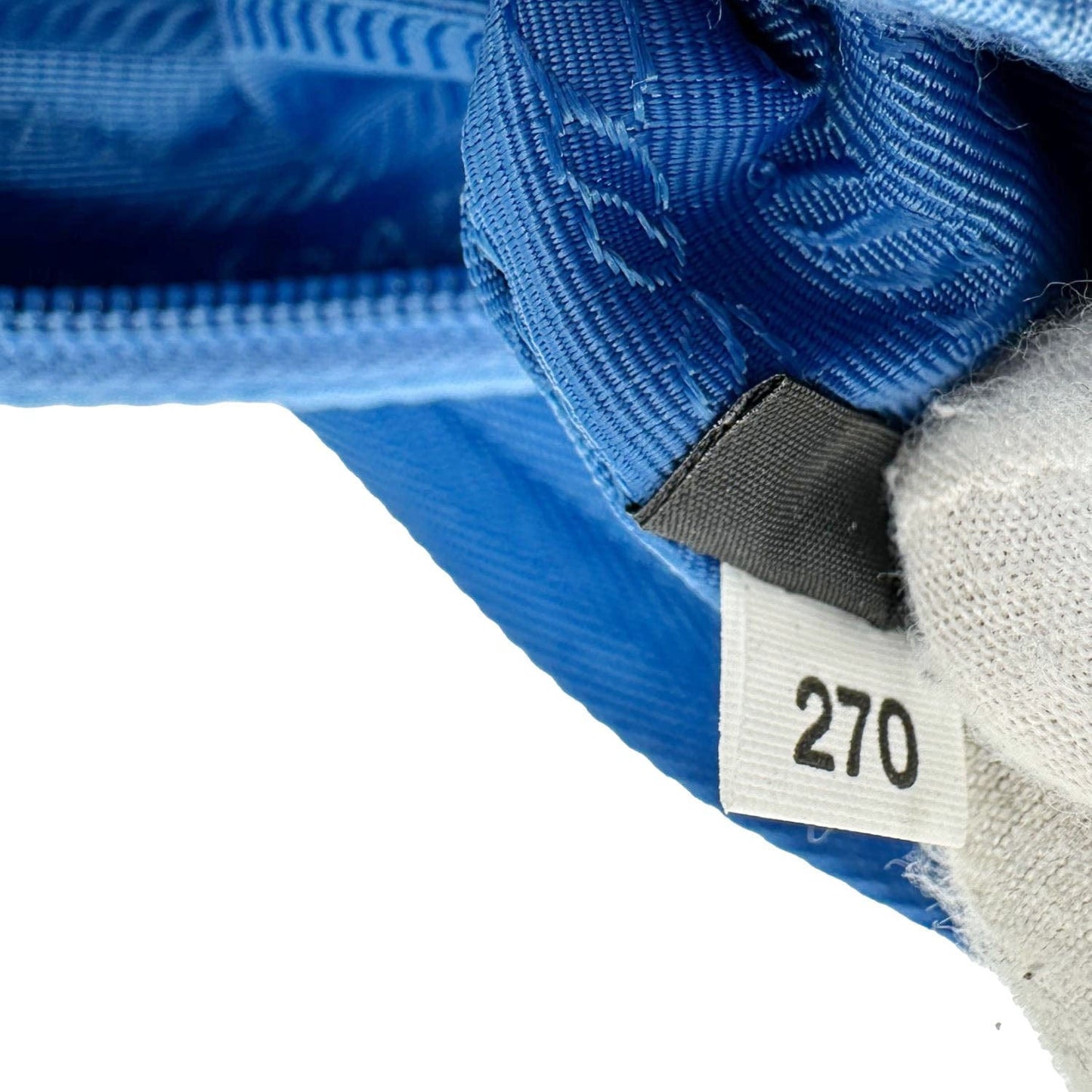 PRADA Re-Edition 2000 Nylon Hobo Bag Blue