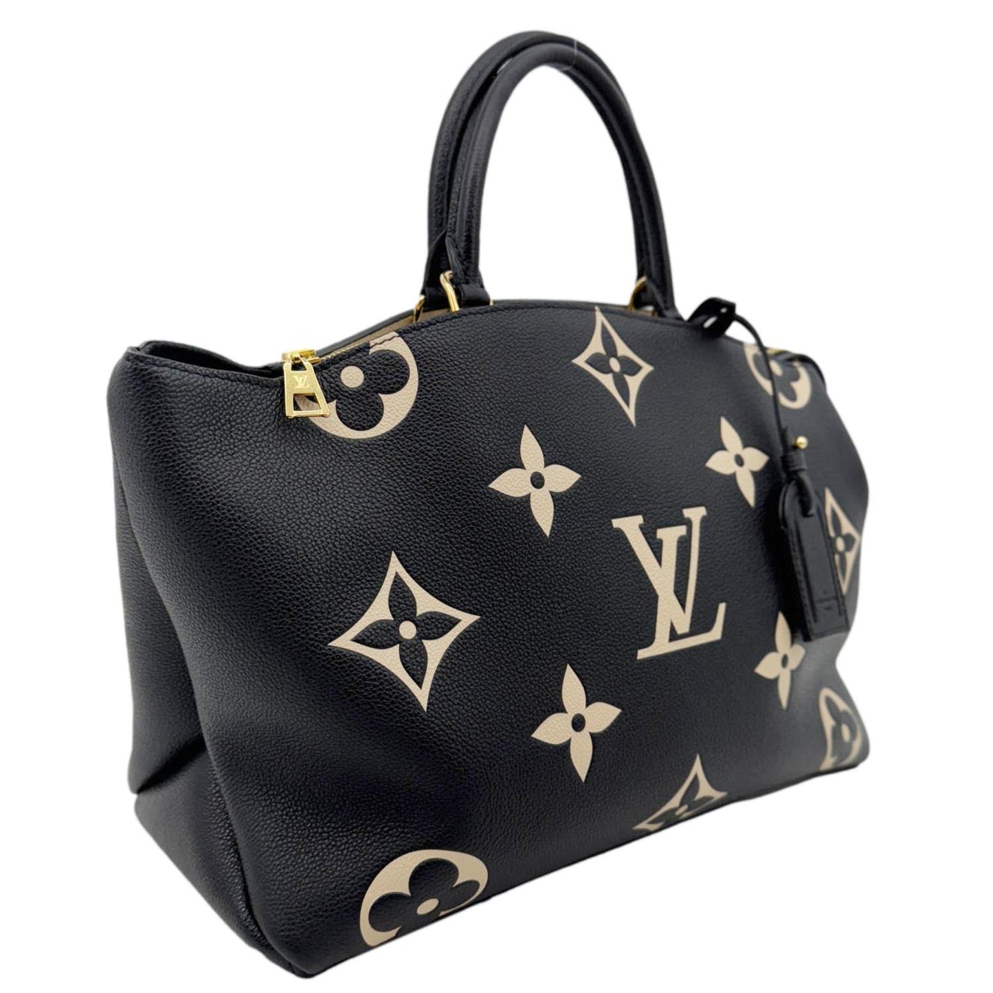 LOUIS VUITTON Petit Palais Embossed Leather Shoulder Bag Bicolor