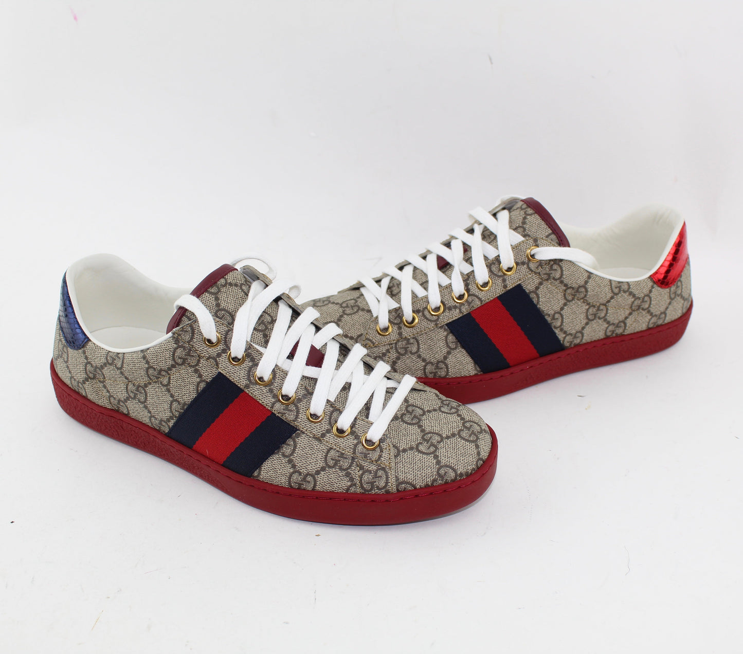 GUCCI ACE GG SUPREME SNEAKERS MEN SIZE 6