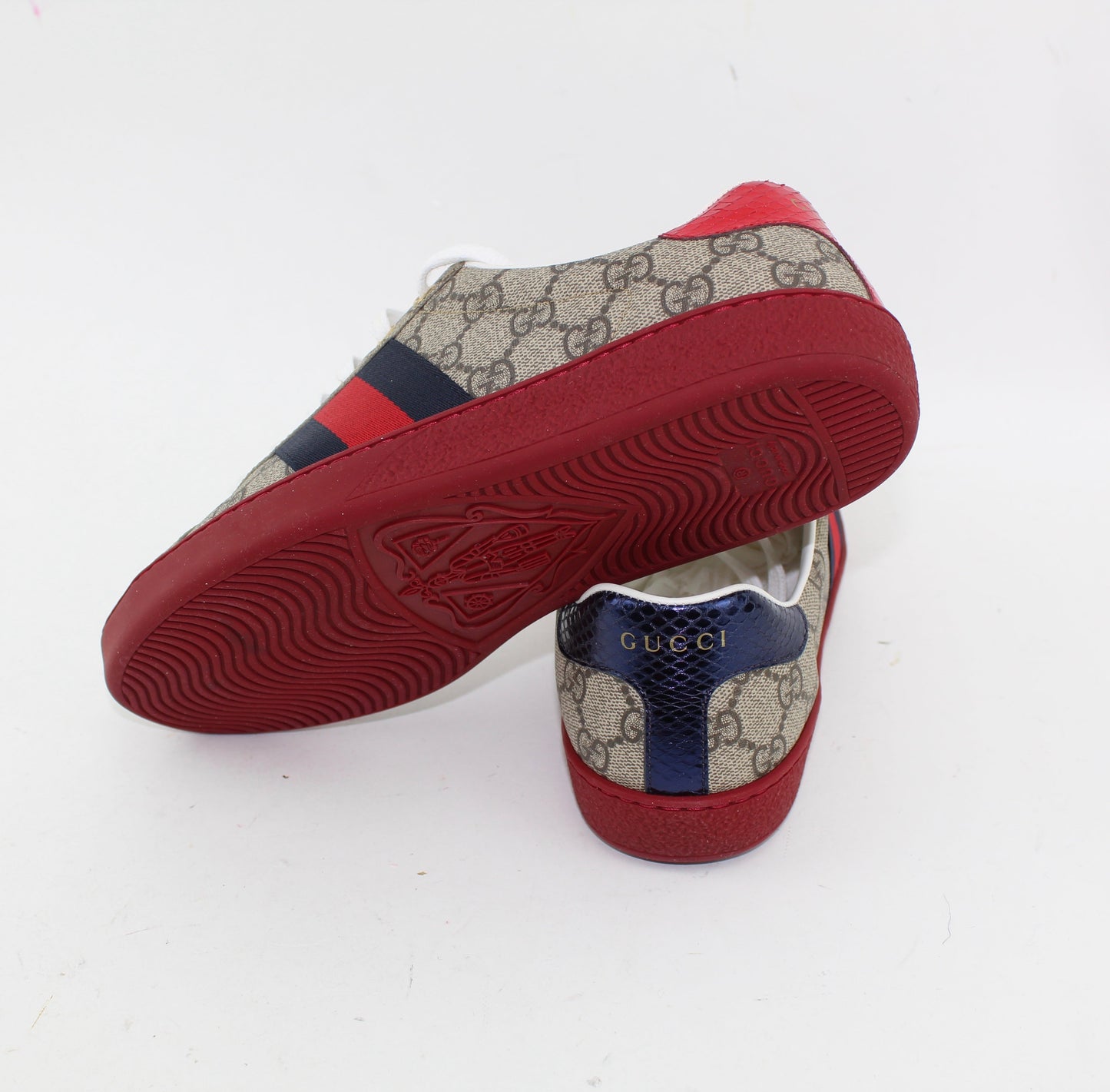GUCCI ACE GG SUPREME SNEAKERS MEN SIZE 6