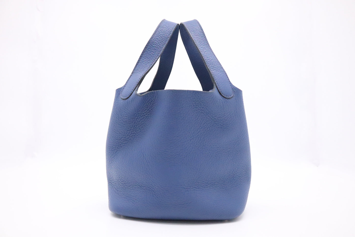 Hermes Picotin 22 in Dark Blue Leather