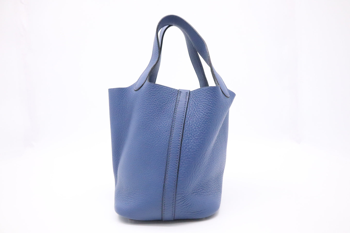 Hermes Picotin 22 in Dark Blue Leather