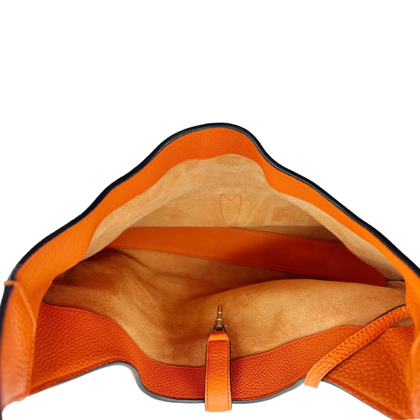 GUCCI Jackie Soft Pebbled Leather Hobo Bag Orange 362968