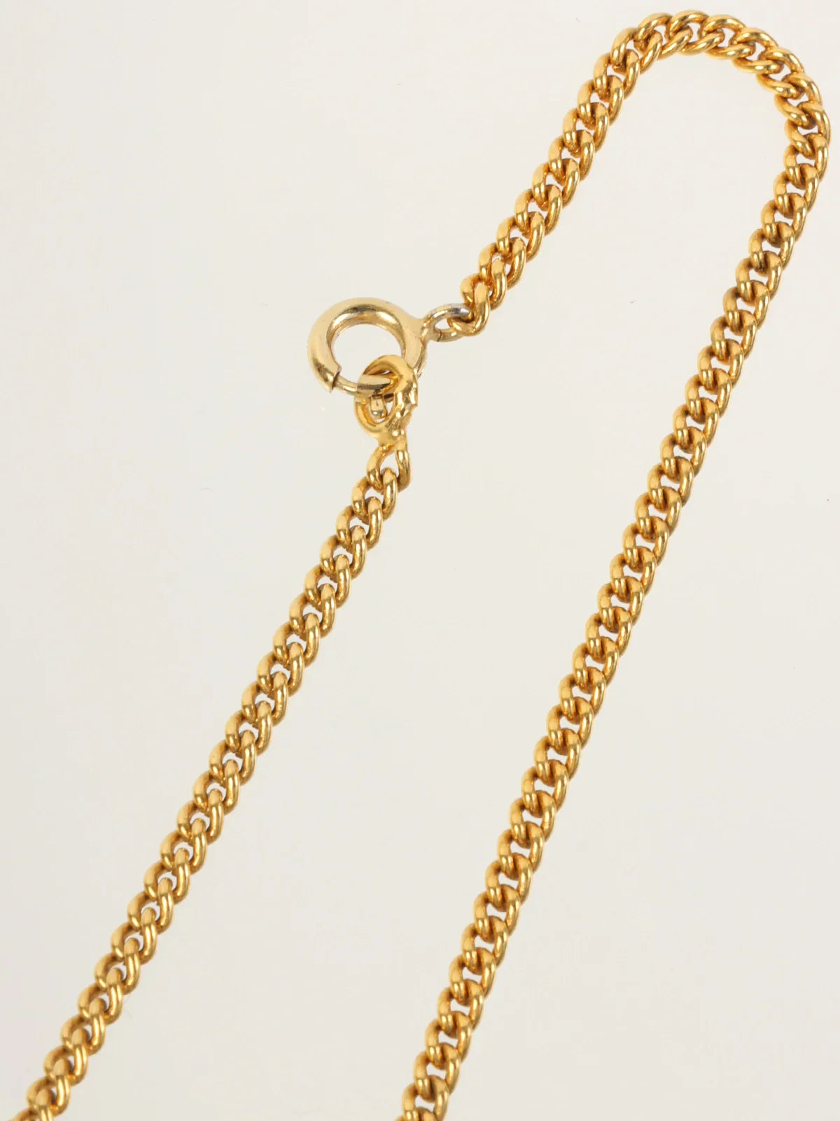 Luxury CELINE Watch Motif Necklace Gold