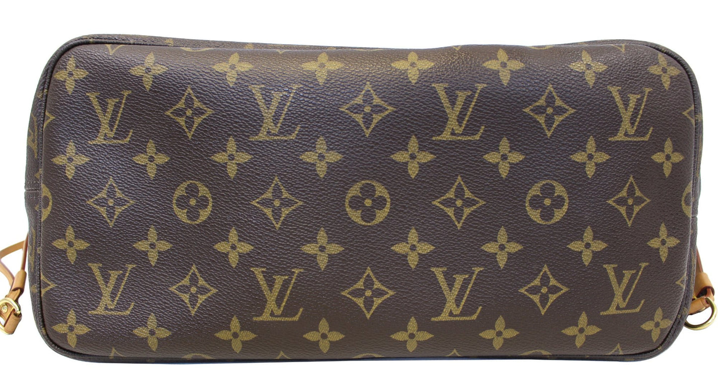 LOUIS VUITTON Monogram Canvas Neverfull MM Tote Shoulder Bag