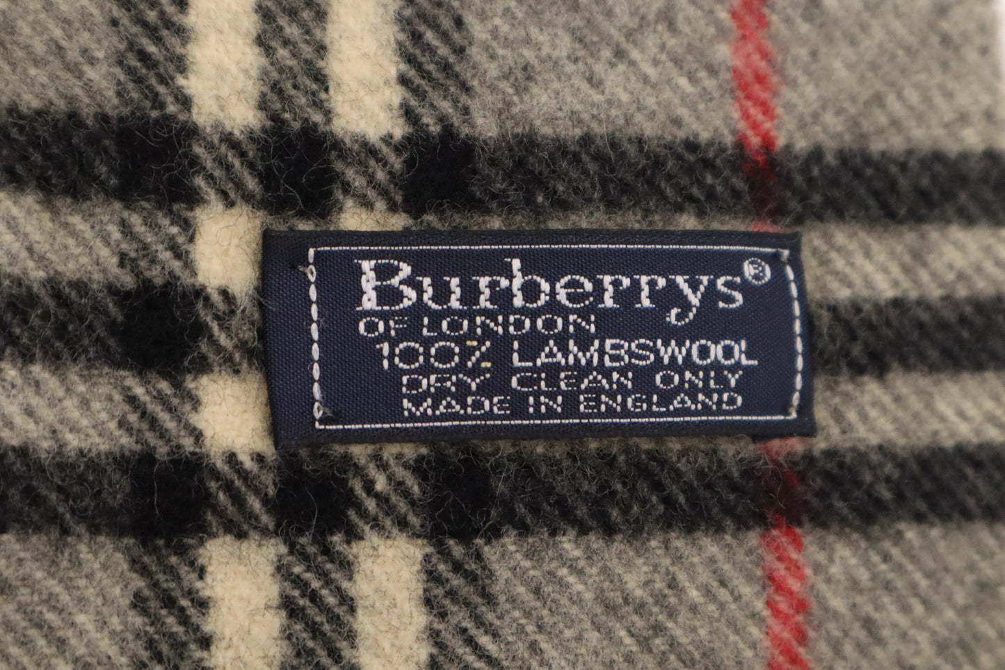 Burberry Scarf in Gray Lambswool