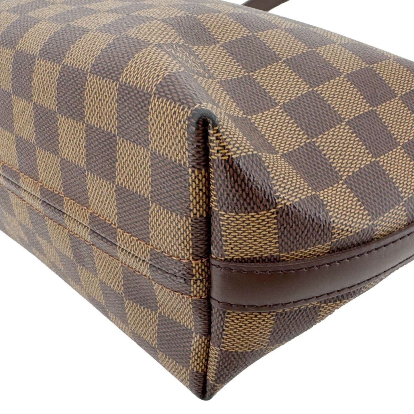 LOUIS VUITTON Illovo MM Damier Ebene Shoulder Bag Brown