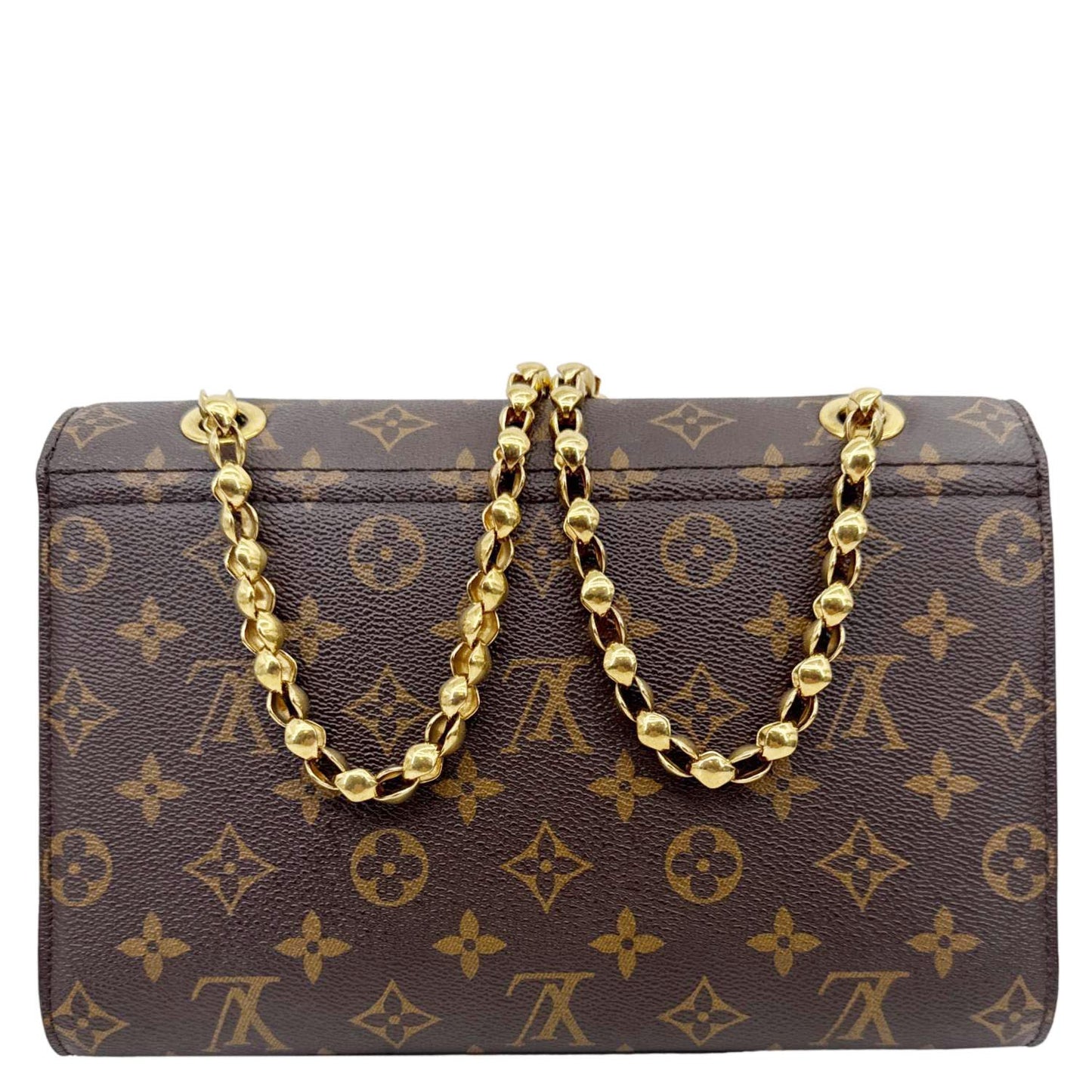 LOUIS VUITTON Victoire Monogram Canvas Crossbody Bag Cerise