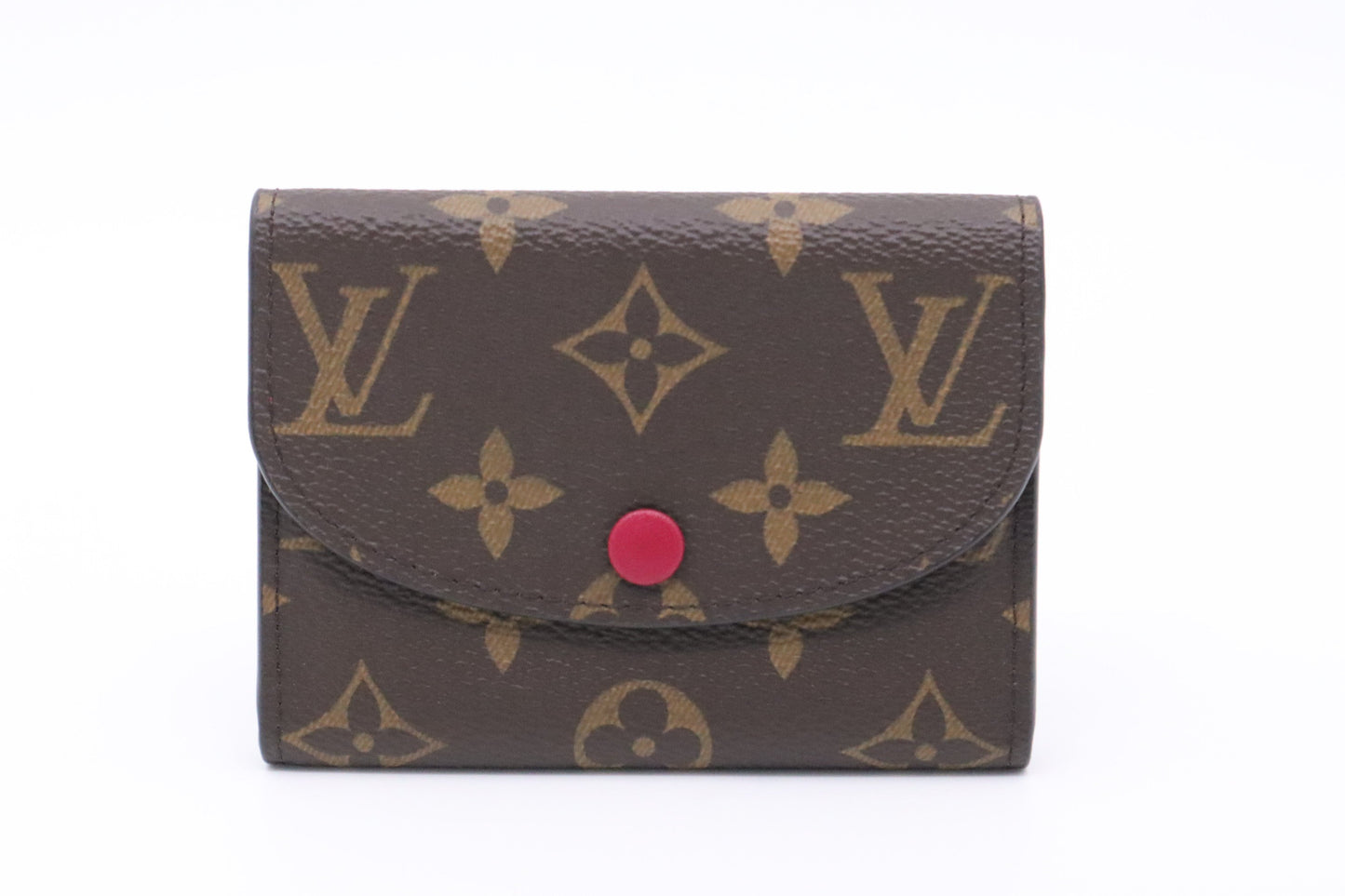 Louis Vuitton Rosalie Coin Purse in Monogram Canvas and Fuchsia Canvas