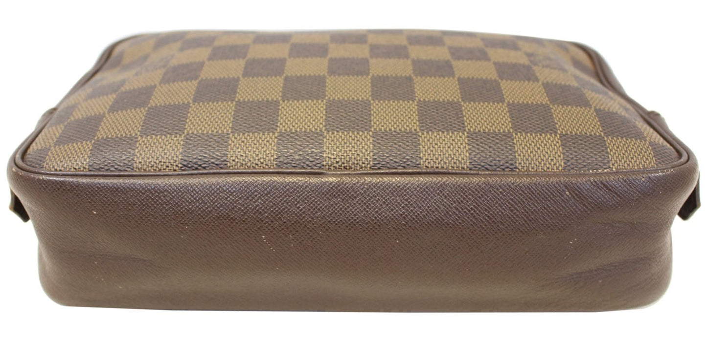 LOUIS VUITTON Damier Ebene Trousse Toilette Cosmetic Pouch - Sale