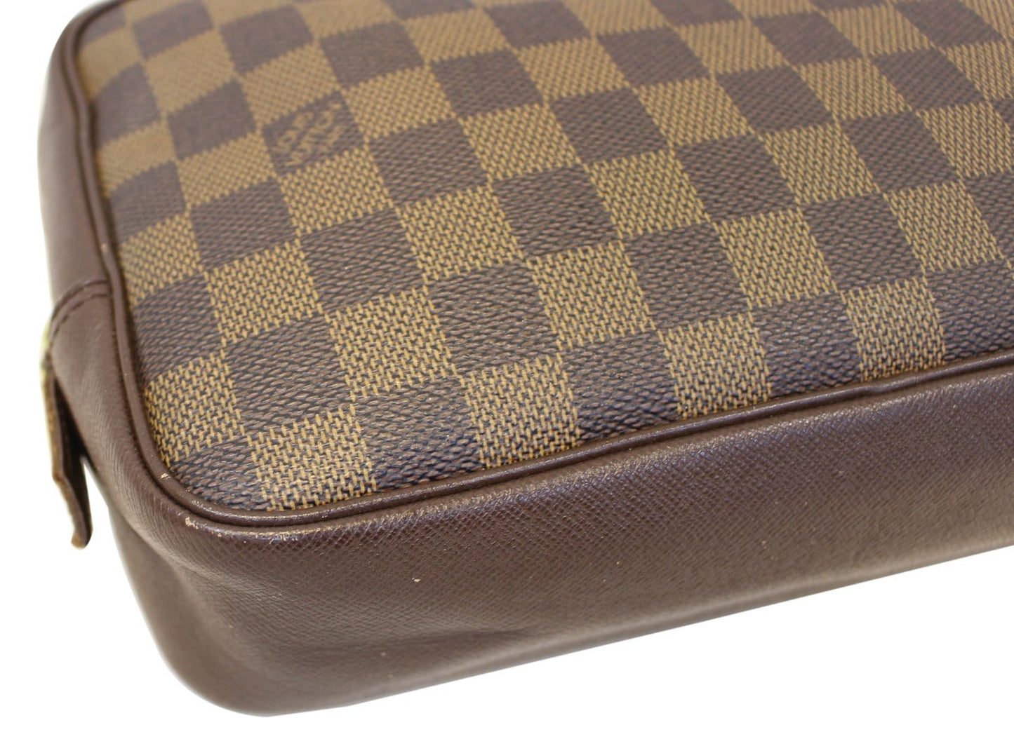 LOUIS VUITTON Damier Ebene Trousse Toilette Cosmetic Pouch - Sale