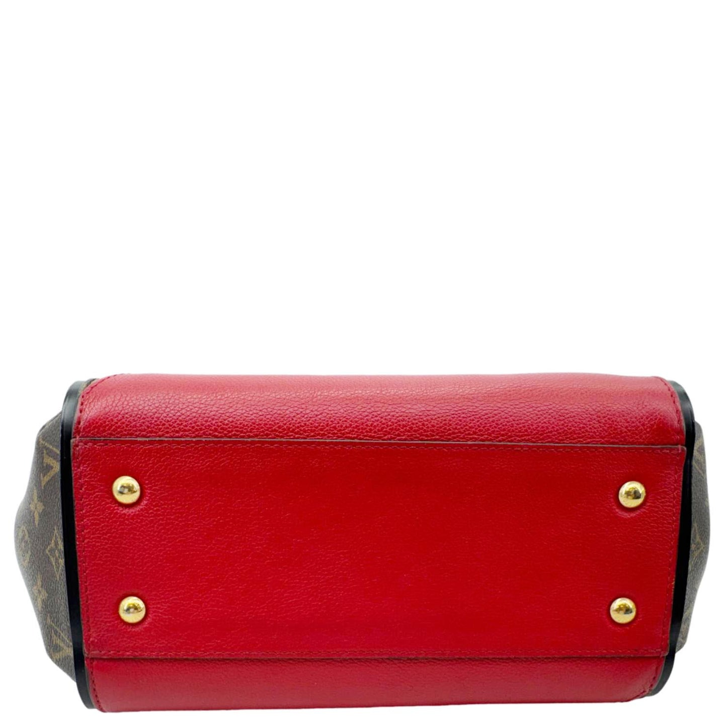 LOUIS VUITTON Kimono MM Monogram Canvas Tote Bag Red