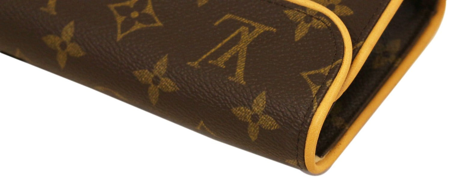 LOUIS VUITTON Monogram Canvas Pochette Florentine Bag
